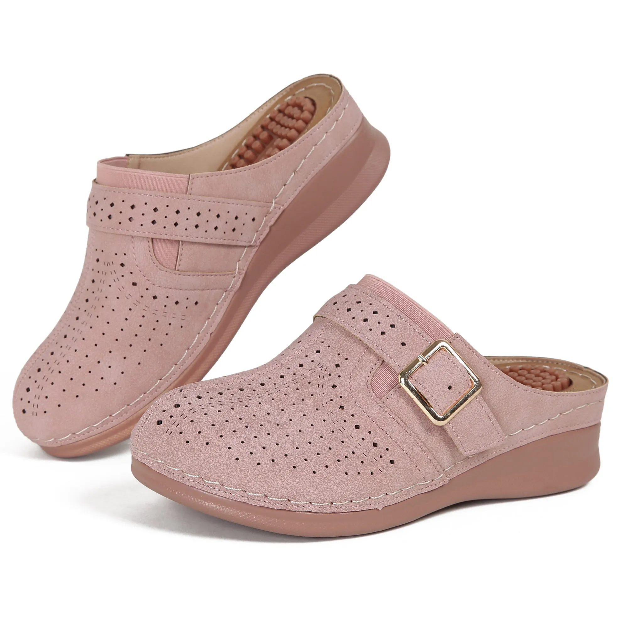 Ablanczoom Womens Sandals Comfortable Non-Slip Thick-Soled Wedge-Summer Sandals