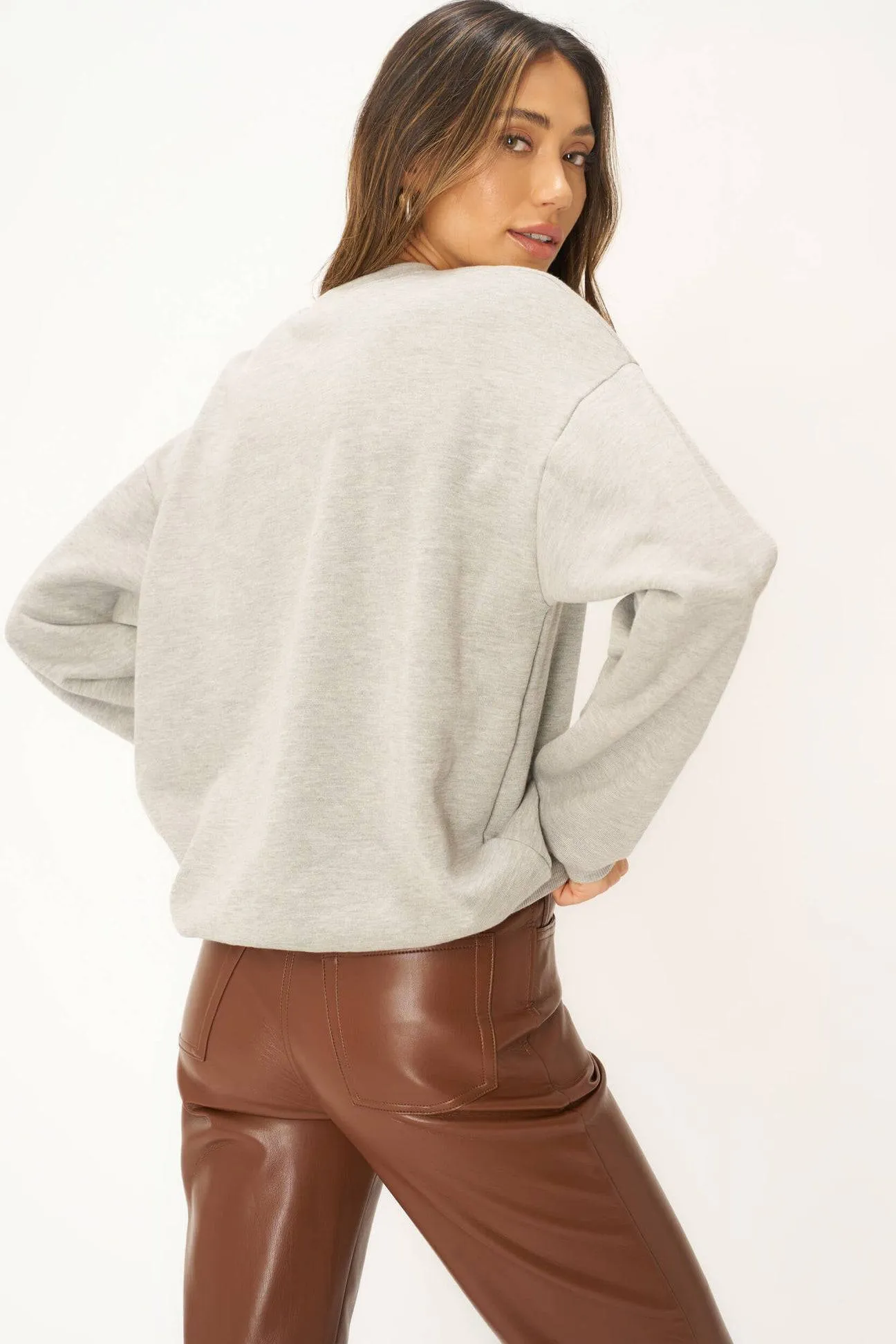 Achy Breaky Heart Sweatshirt by Project Social T | Heather Gray