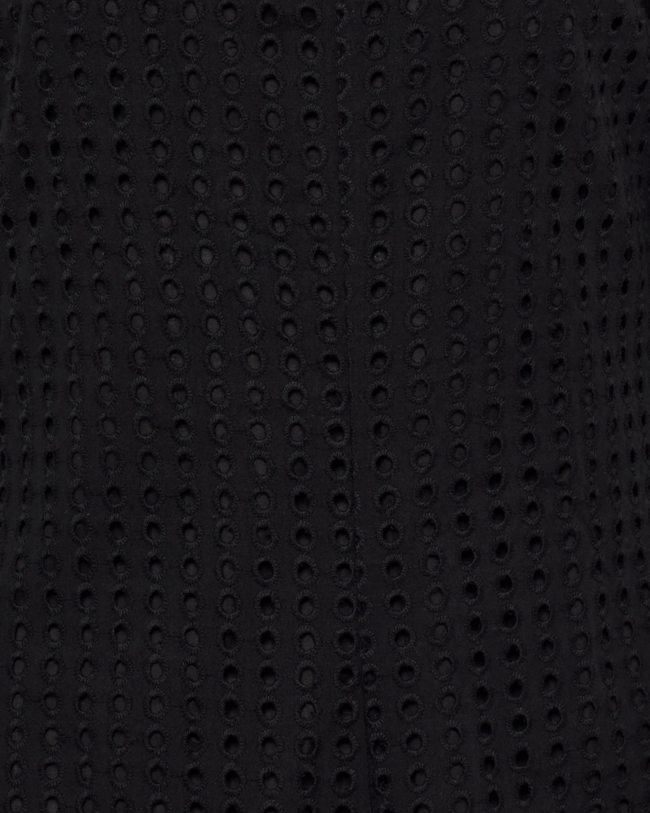 Alice midi dress in broderie anglaise 4258 - Black