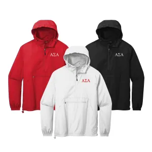 Alpha Sigma Alpha Windbreaker - Letters
