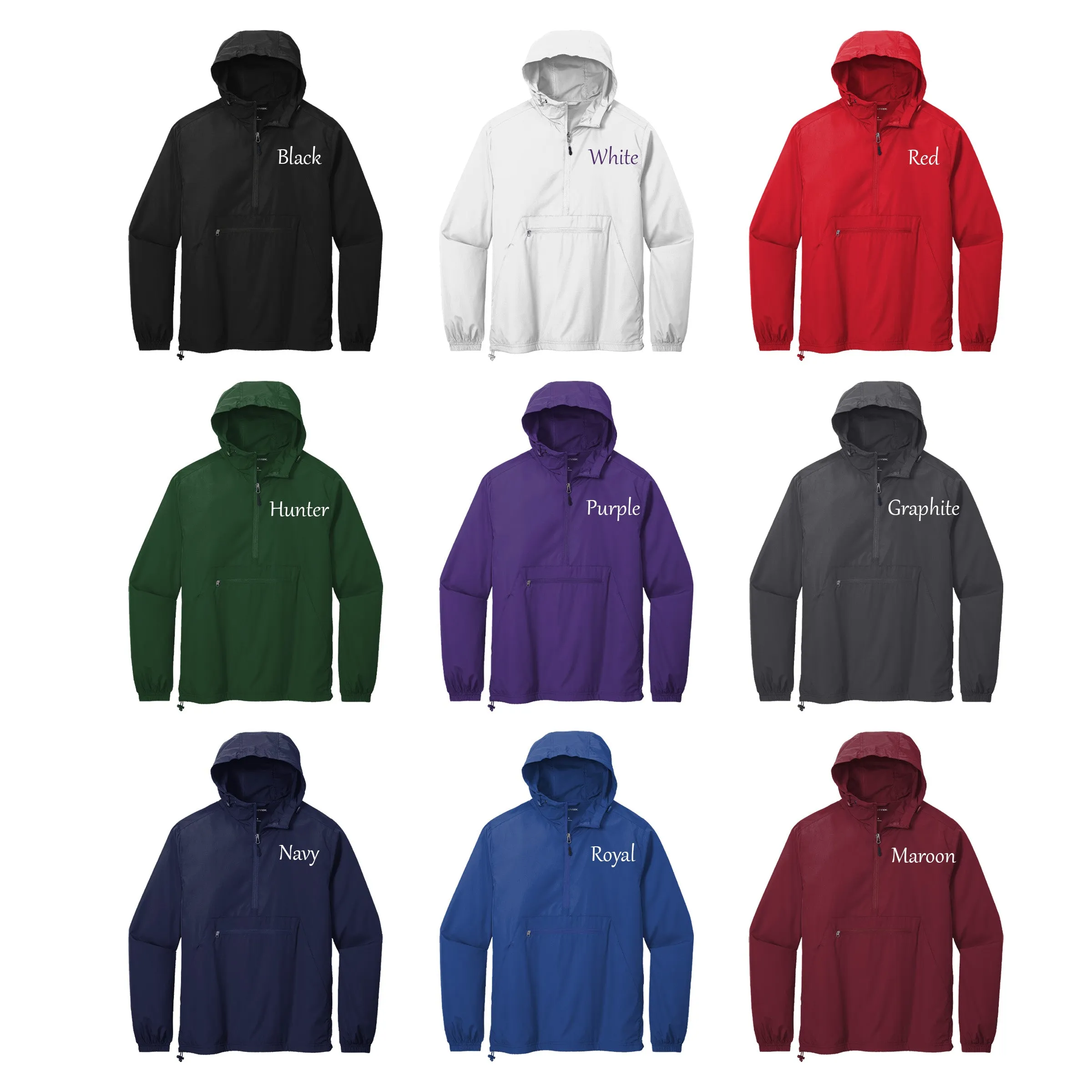 Alpha Sigma Alpha Windbreaker - Letters