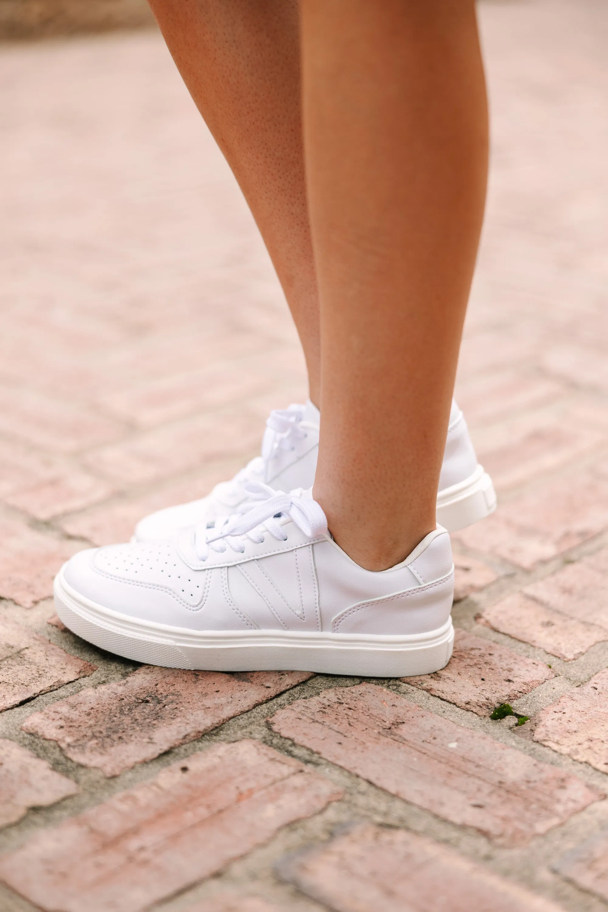 Always On The Go White Sneakers