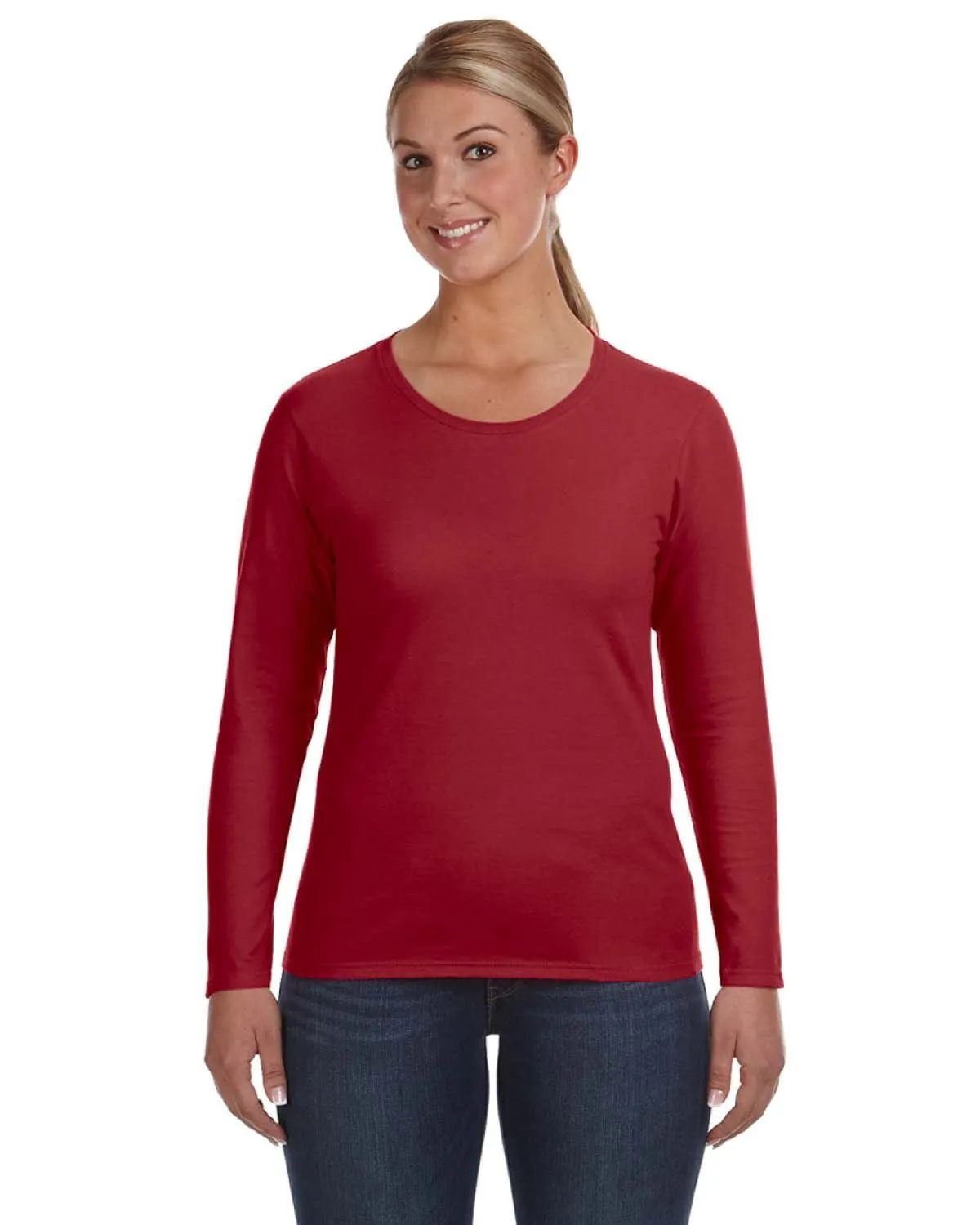 Anvil Ladies Lightweight Long Sleeve T-Shirt