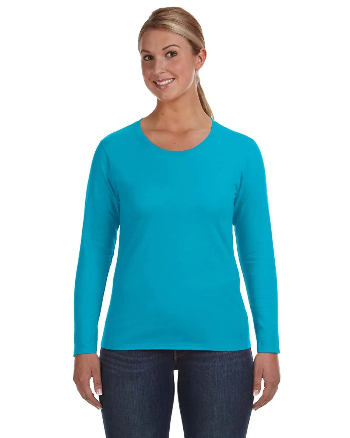 Anvil Ladies Lightweight Long Sleeve T-Shirt