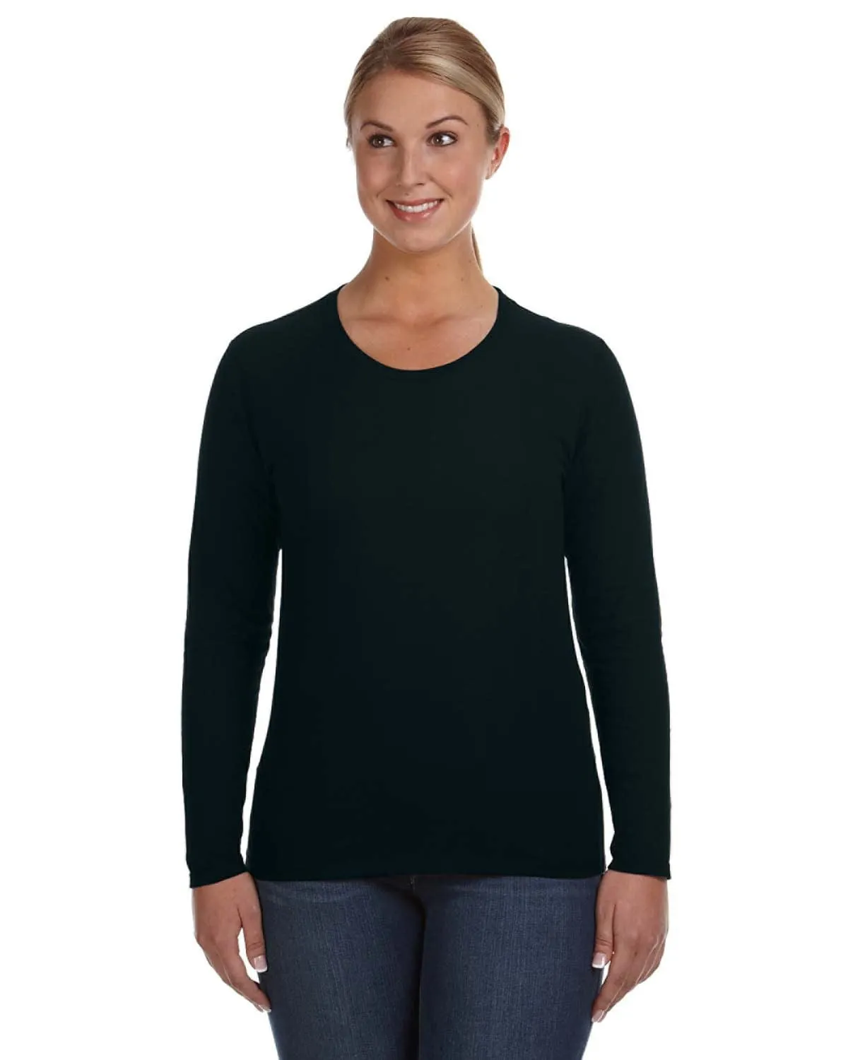 Anvil Ladies Lightweight Long Sleeve T-Shirt