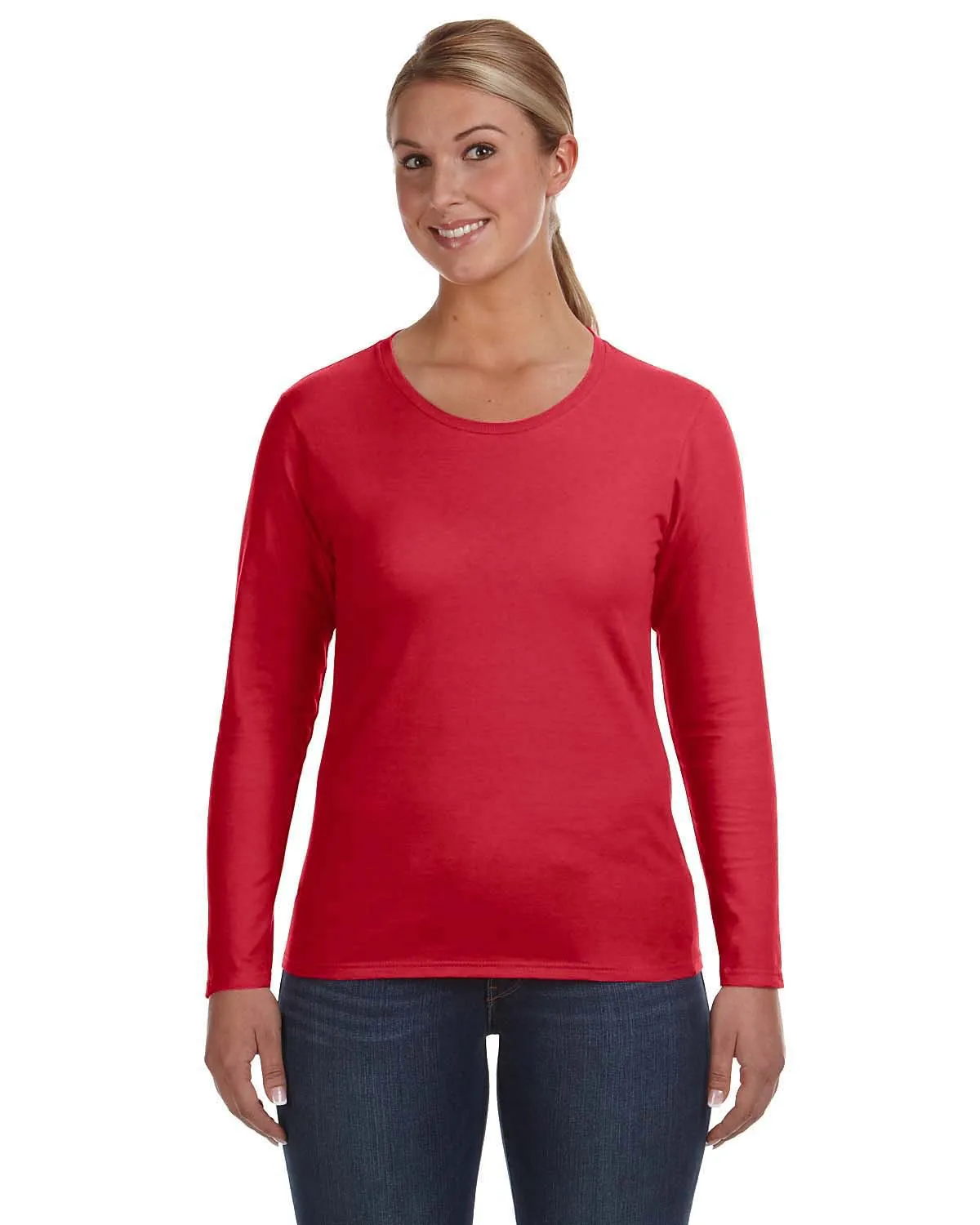 Anvil Ladies Lightweight Long Sleeve T-Shirt
