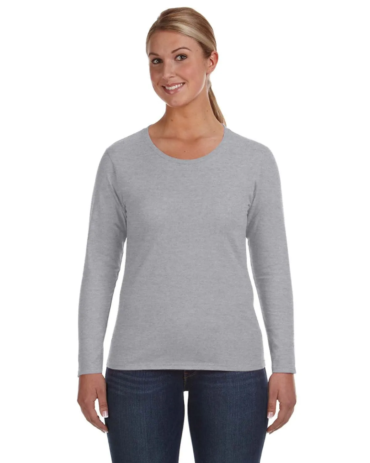 Anvil Ladies Lightweight Long Sleeve T-Shirt