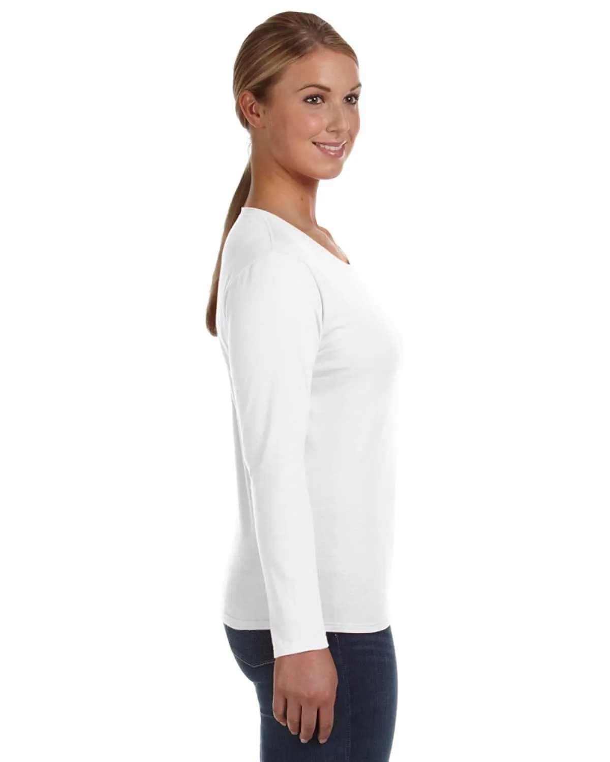 Anvil Ladies Lightweight Long Sleeve T-Shirt
