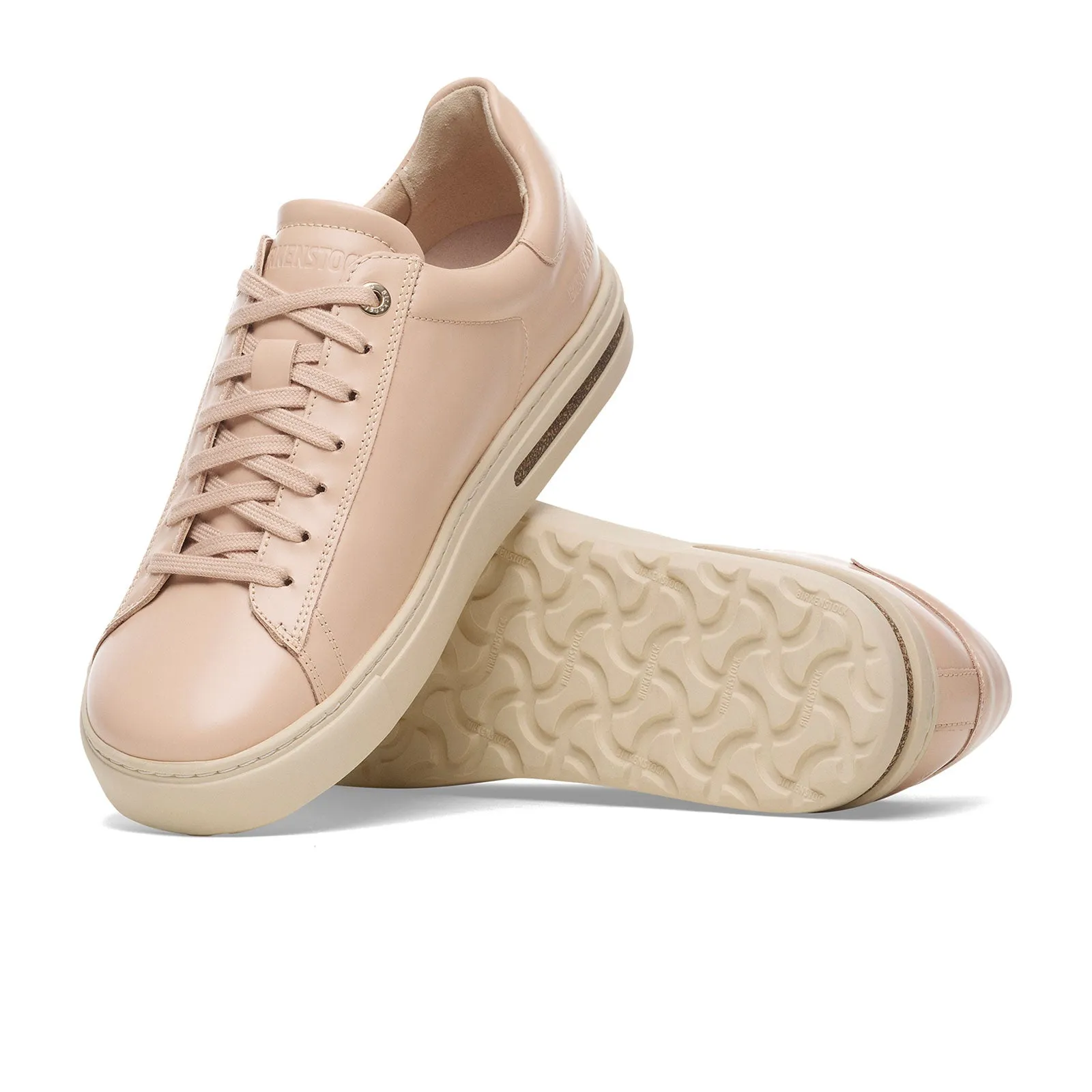 Birkenstock Bend Narrow Sneaker (Women) - Glossy New Beige Leather