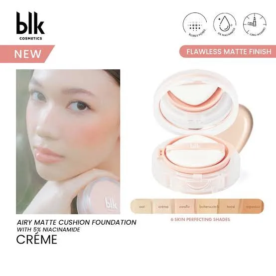 blk Cosmetics Airy Matte Cushion Foundation