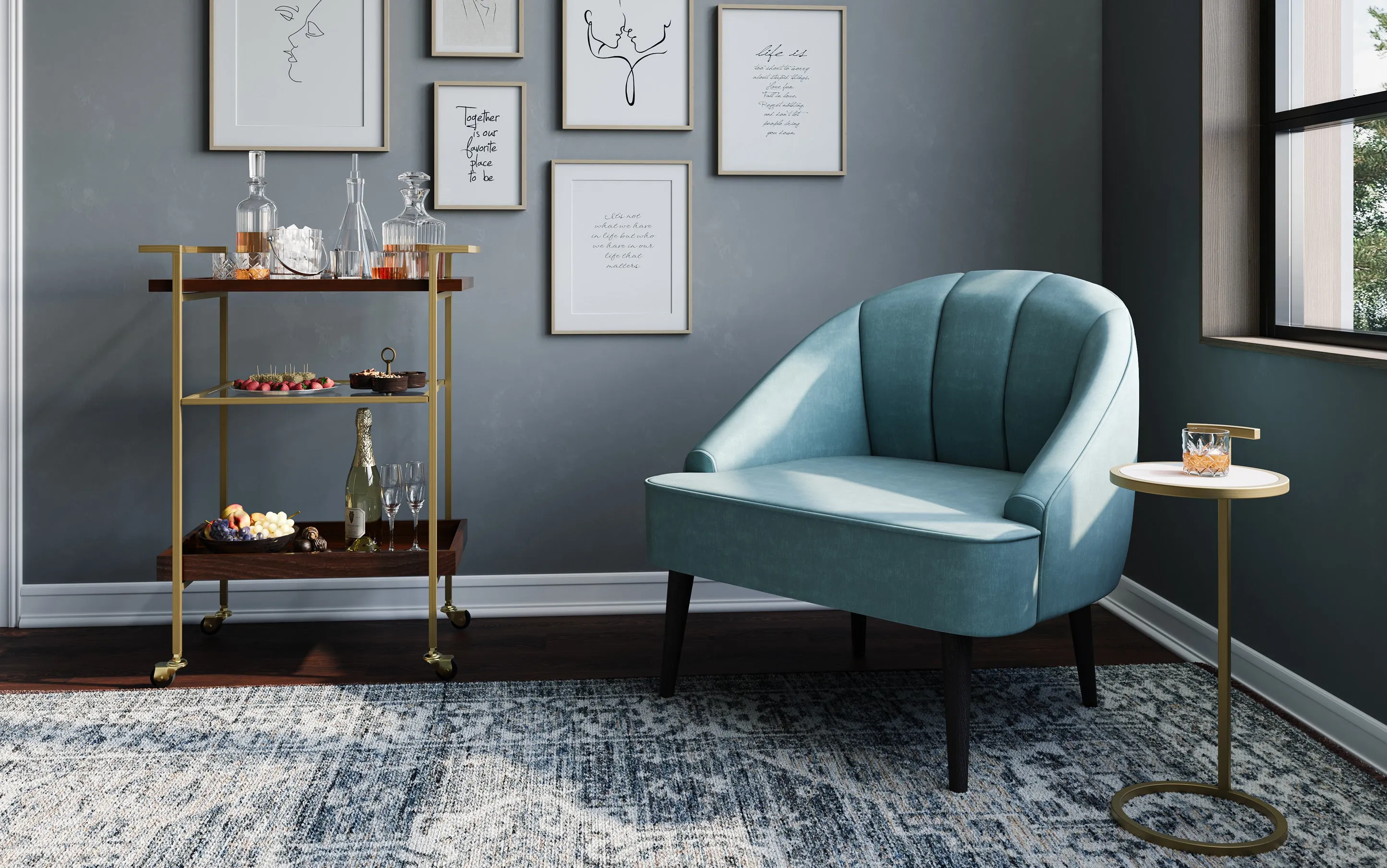Brook  C Side Table