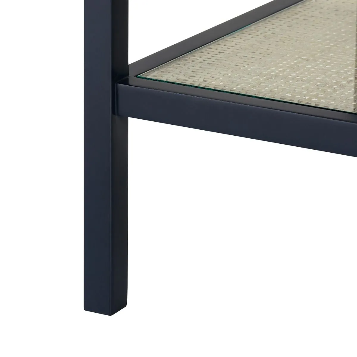 Caanan 1-Drawer Side Table / Midnight Blue