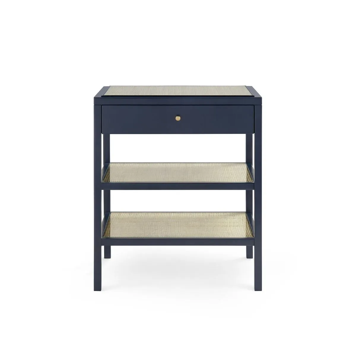 Caanan 1-Drawer Side Table / Midnight Blue