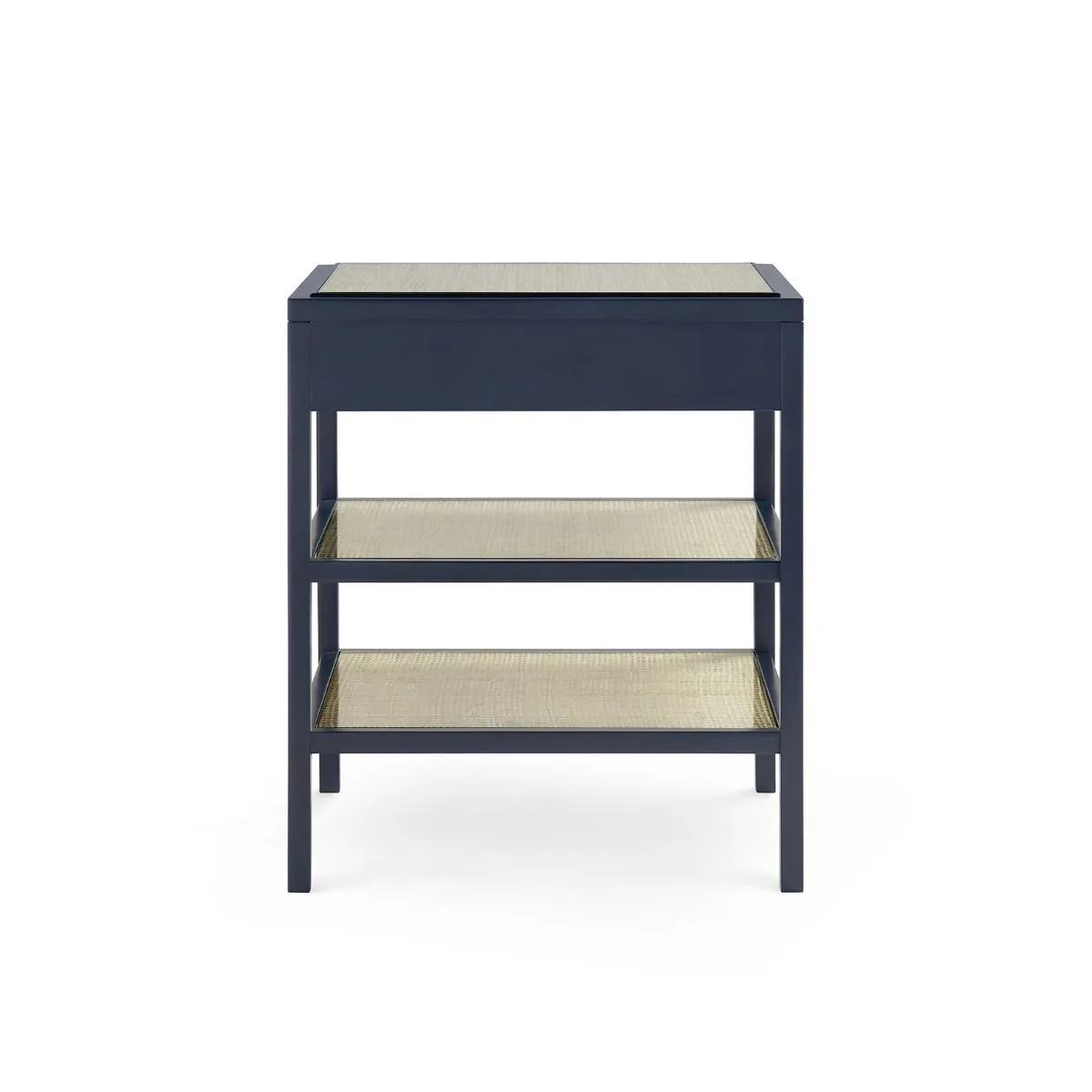 Caanan 1-Drawer Side Table / Midnight Blue