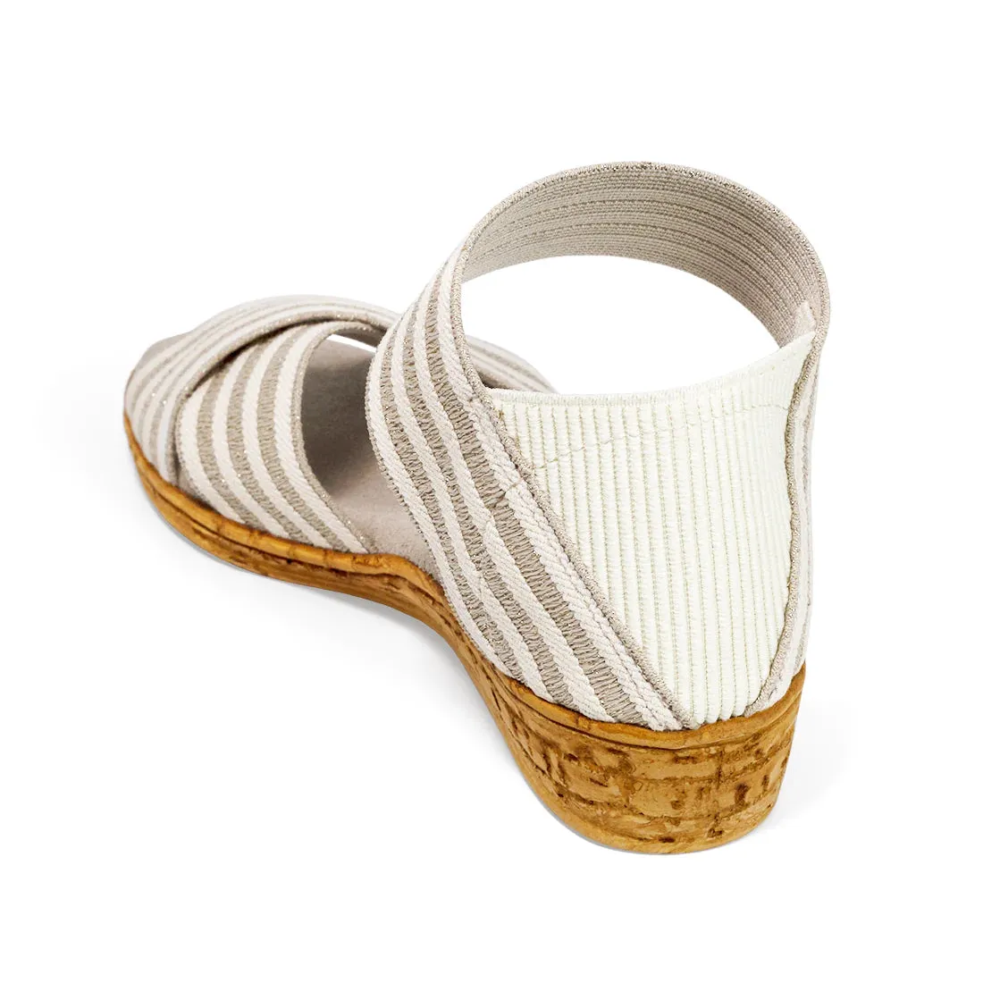 CHARLESTON SHOE PEACHTREE GOLD DUST STRIPE
