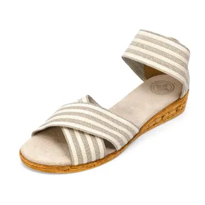 CHARLESTON SHOE PEACHTREE GOLD DUST STRIPE