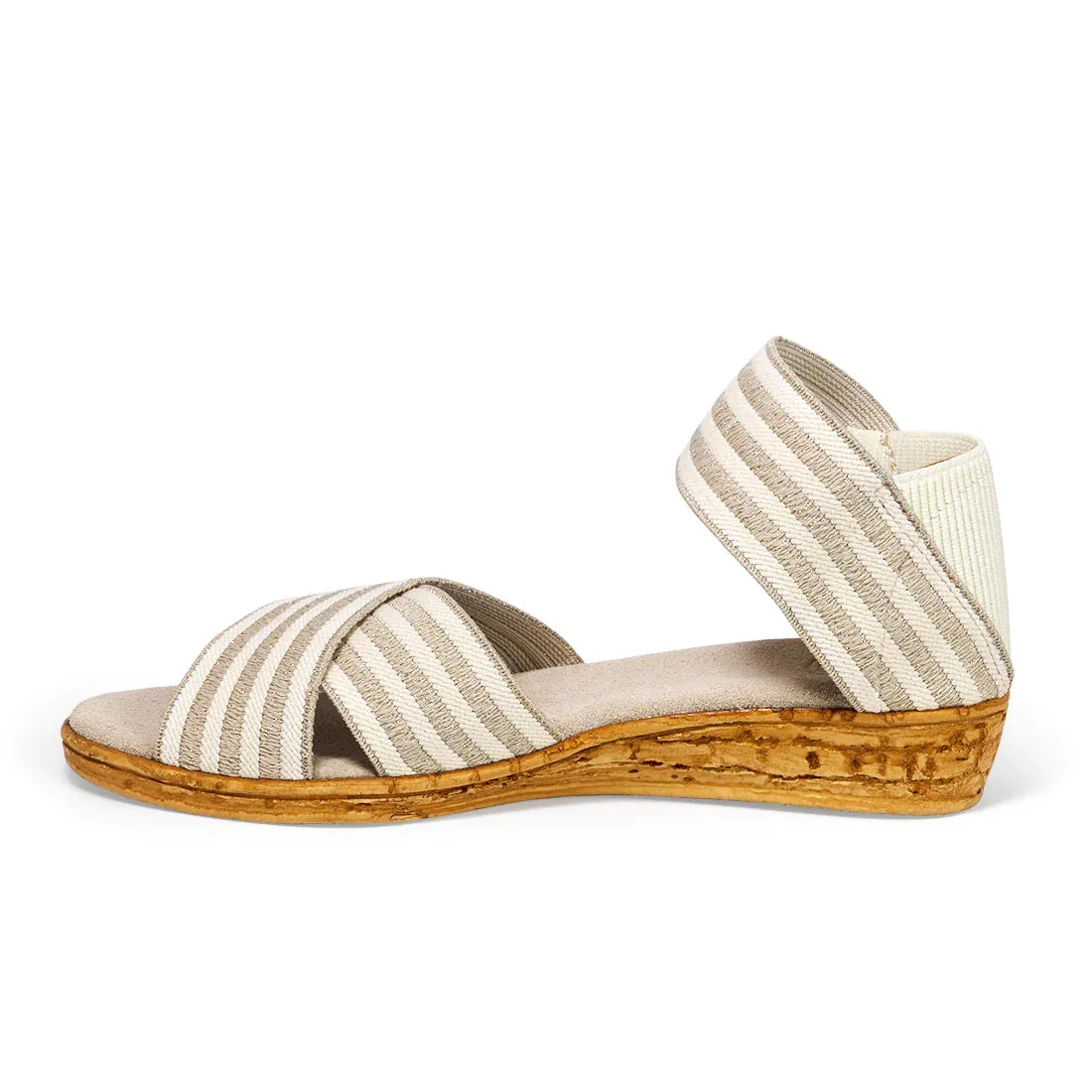 CHARLESTON SHOE PEACHTREE GOLD DUST STRIPE