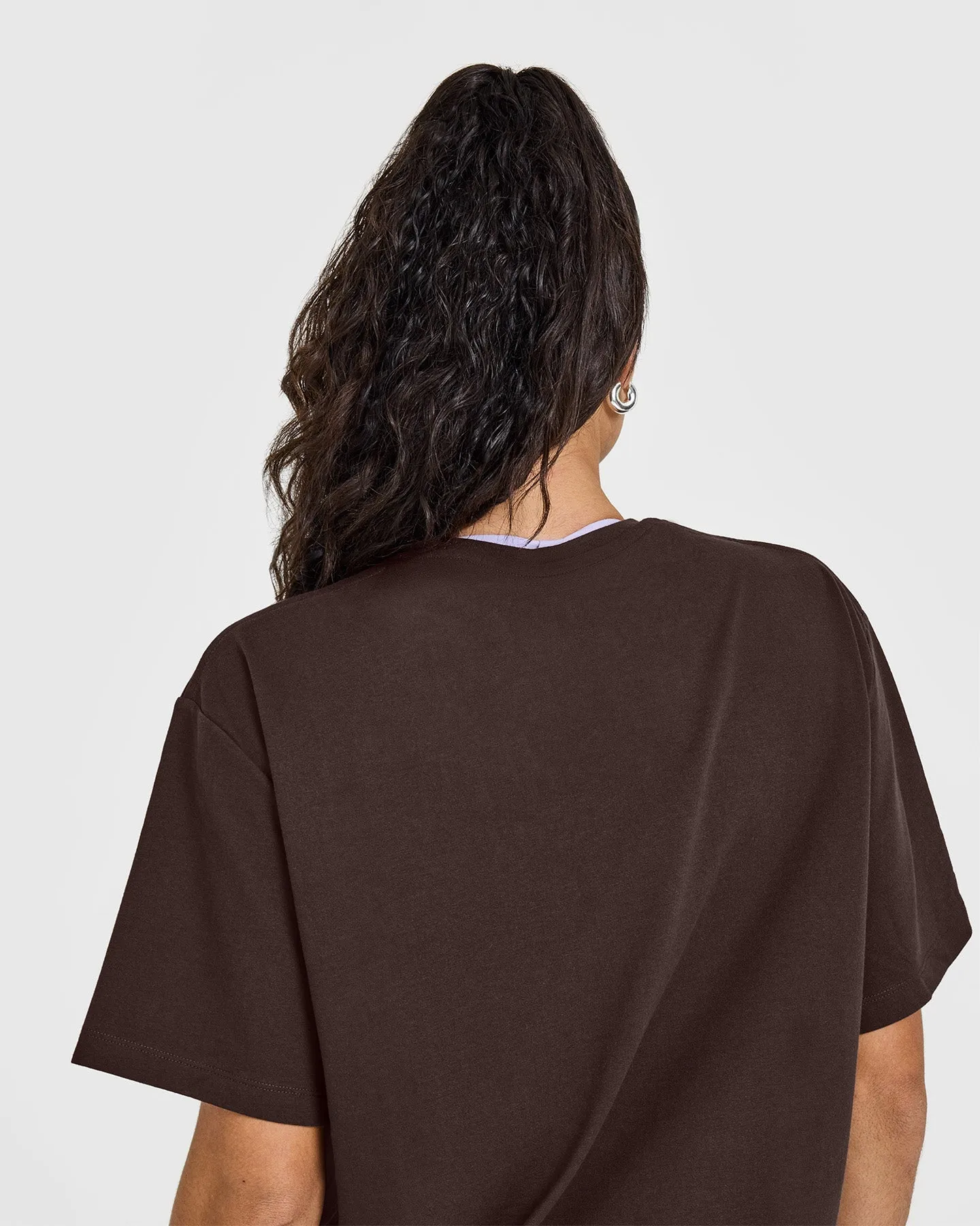 Classic Oversized Lightweight T-Shirt | 70% Cocoa