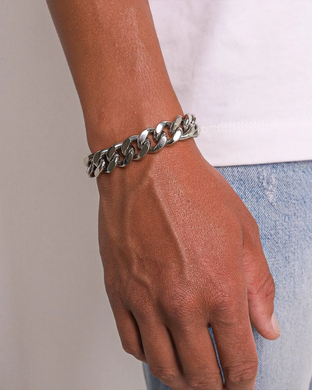 CLEAN CUBANA BRACELET. - 12MM