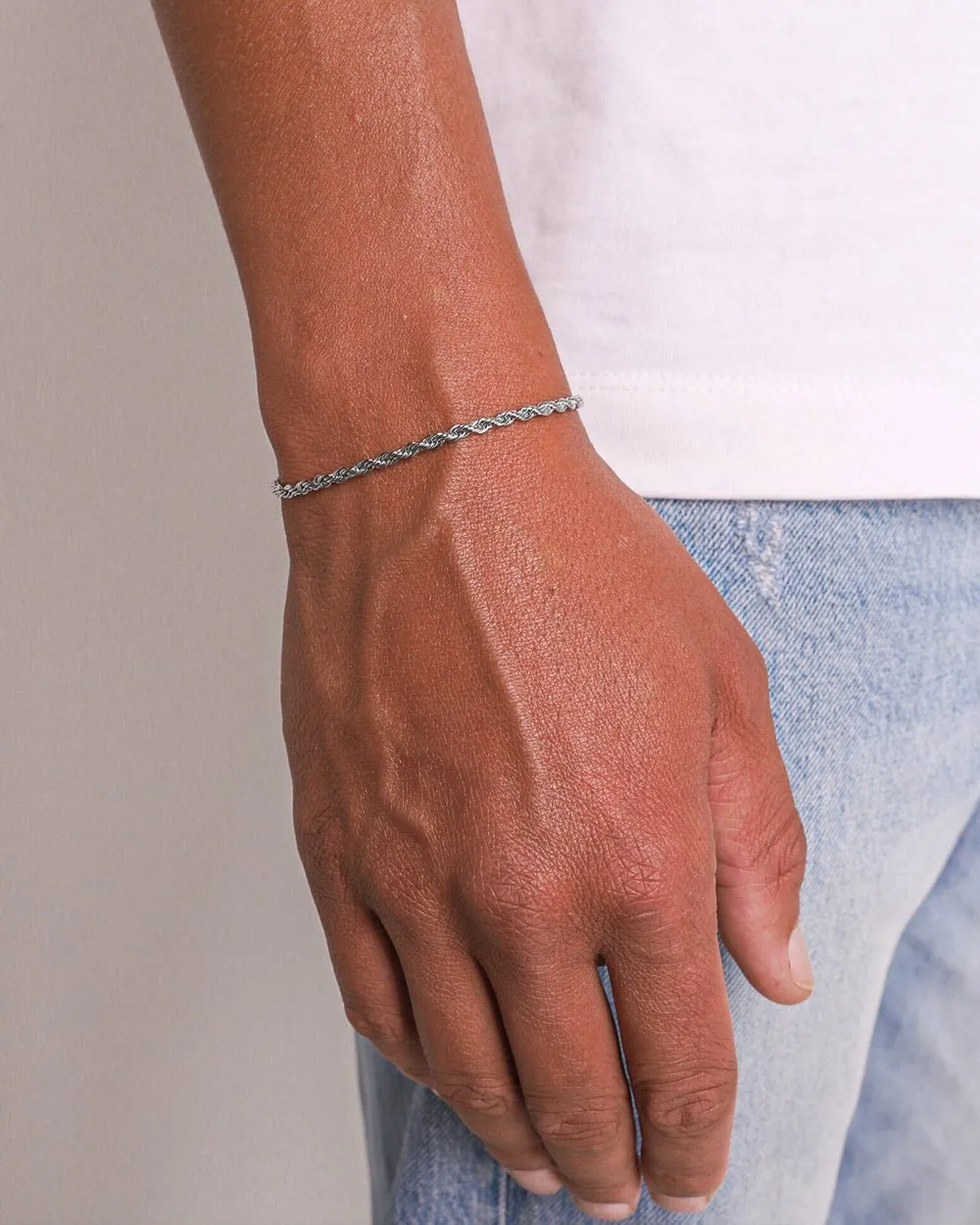 CLEAN ROPE BRACELET. - 3MM