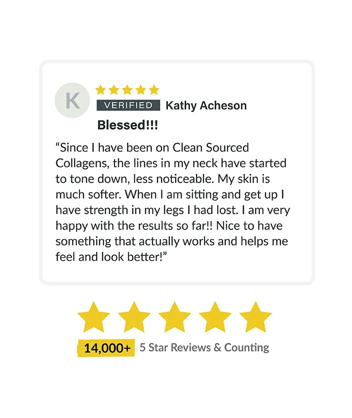 Clean Sourced Collagens | 30 servings