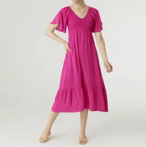 CLEARANCE - Saltwater Smocked V-Neck Dress
