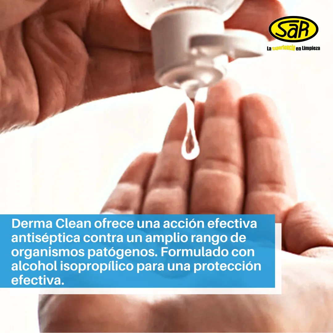 DERMA CLEAN - Antibacterial NO pegajoso