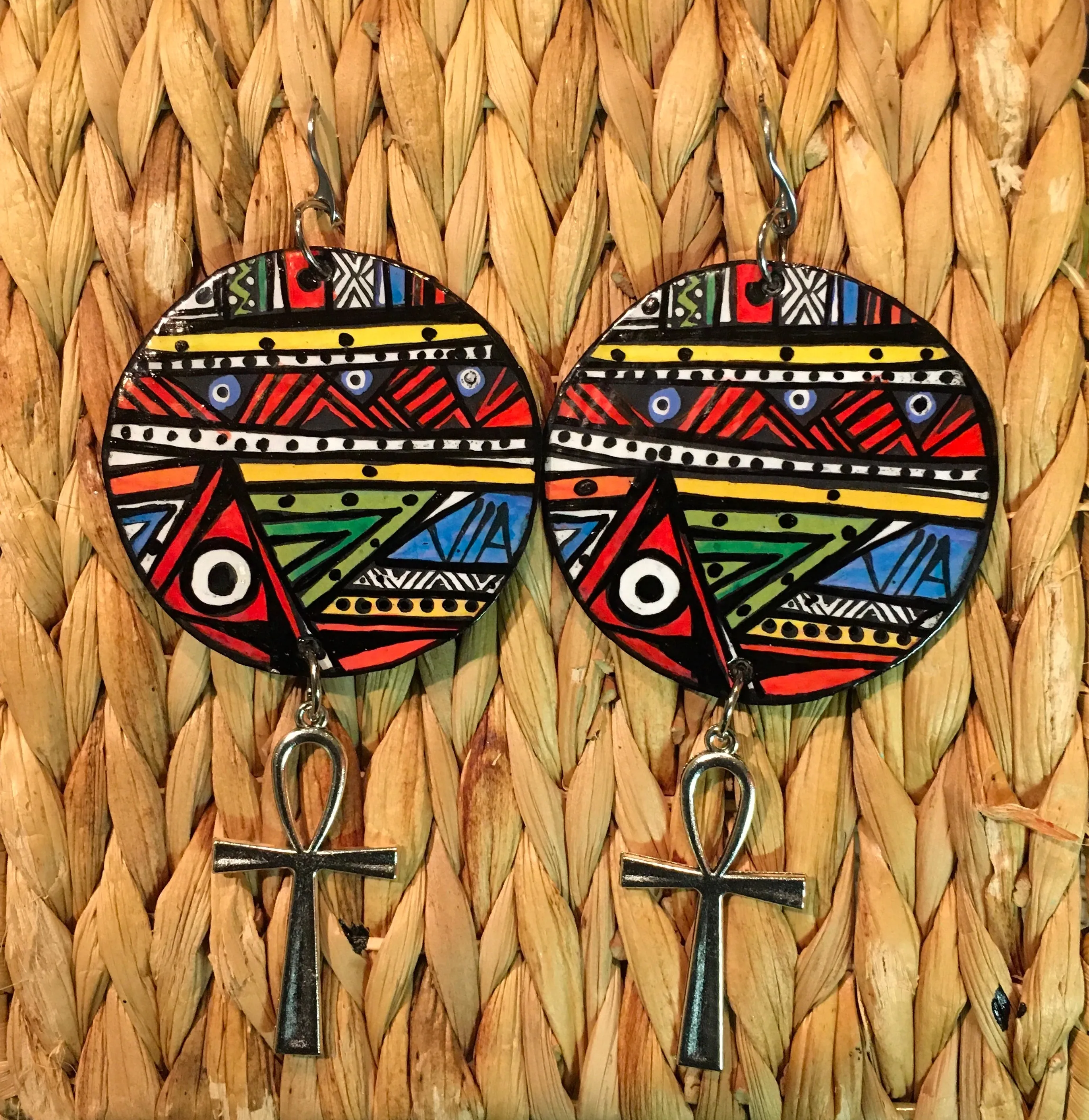 Earrings Afrocentric Wearable Art Earrings