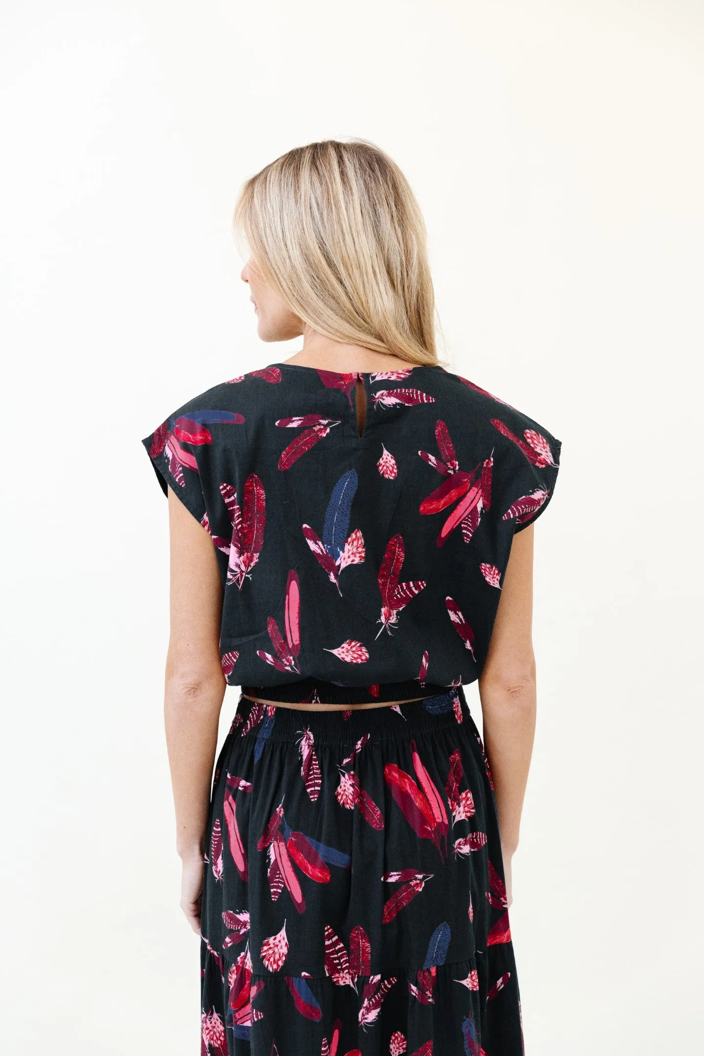 Gardenia Blouse in Mulberry Plume