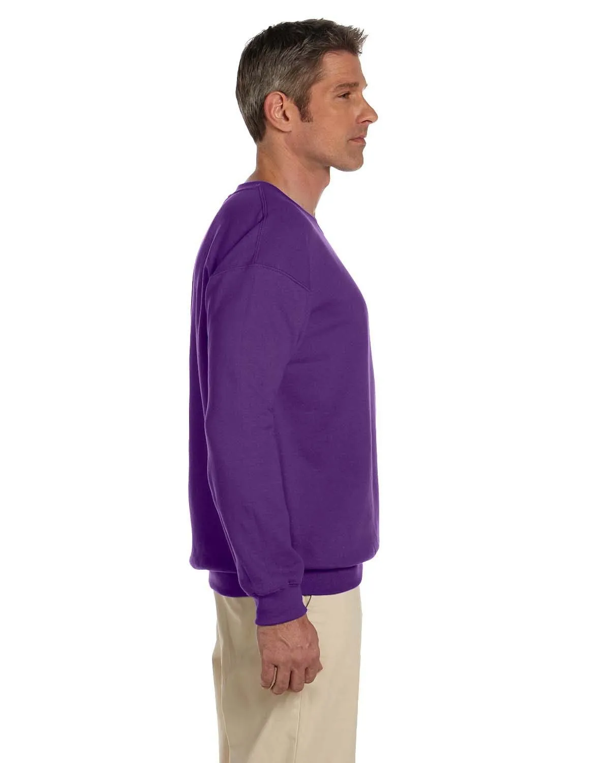 Gildan Lightweight 50/50 Crewneck Sweatshirt | Purple