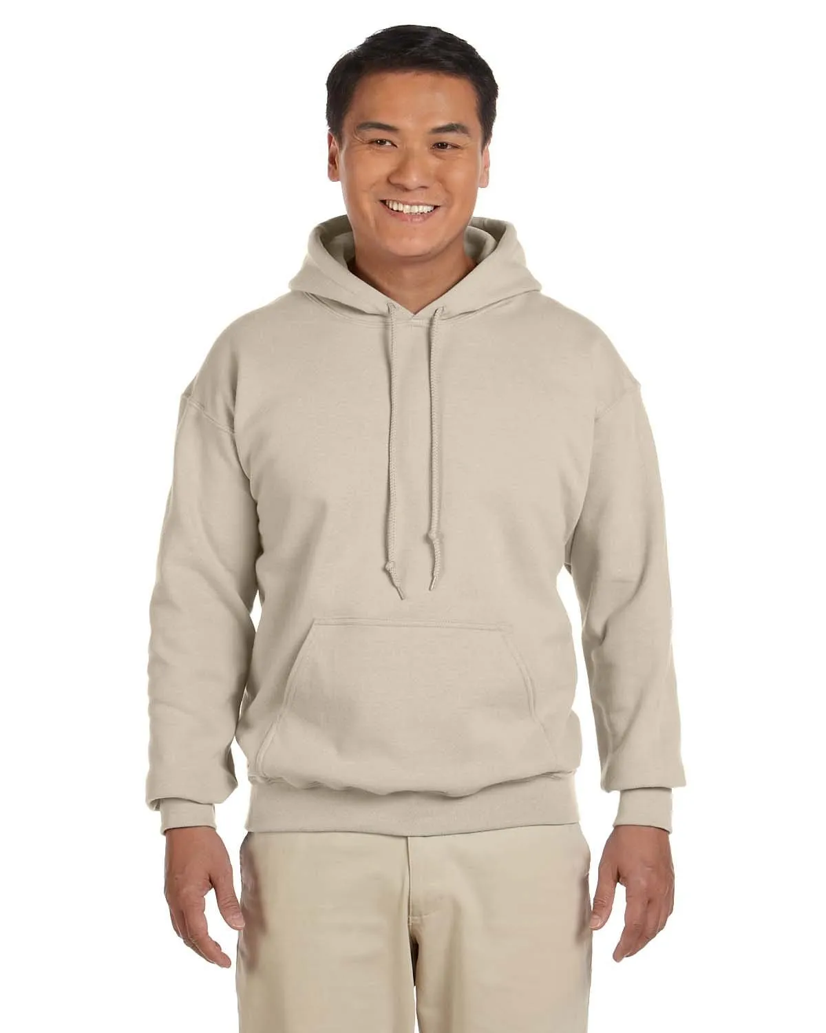 Gildan Lightweight 50/50 Hoodie Sweatshirt | Sand