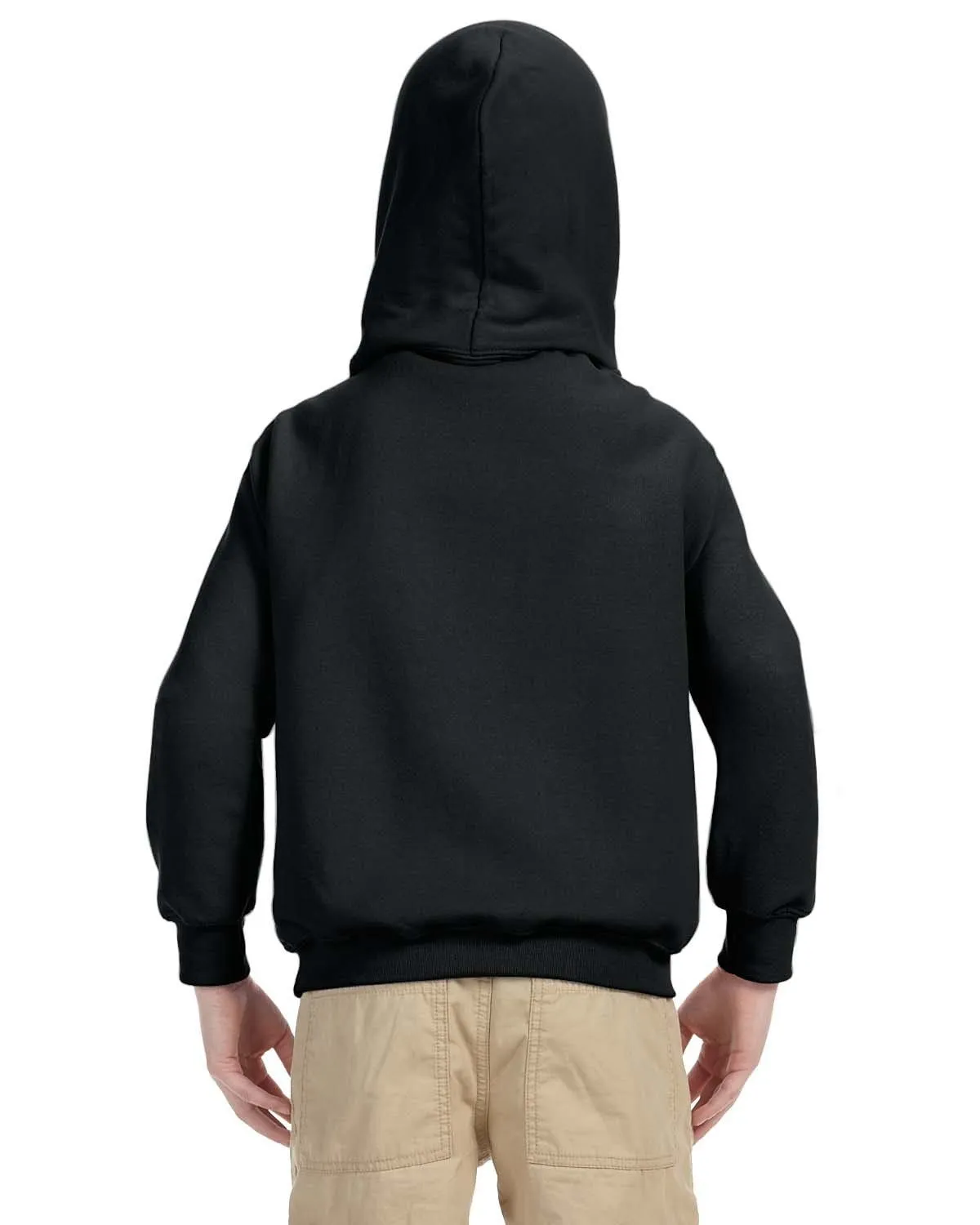 Gildan Youth Lightweight 50/50 Hoodie | Black
