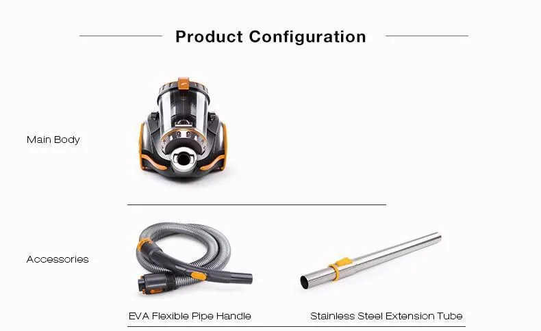 Home Canister Vacuum Cleaner