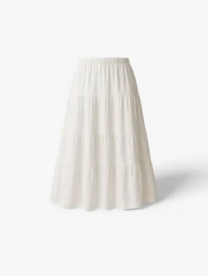 Jada | Women's Casual Summer Tiered Midi Skirt