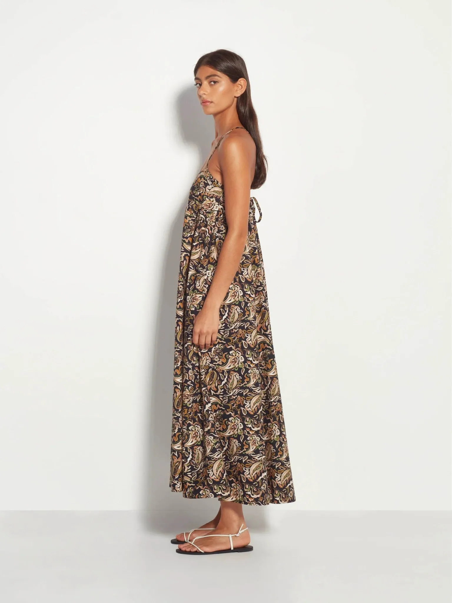 Jasmine Dress | Painterly Paisley