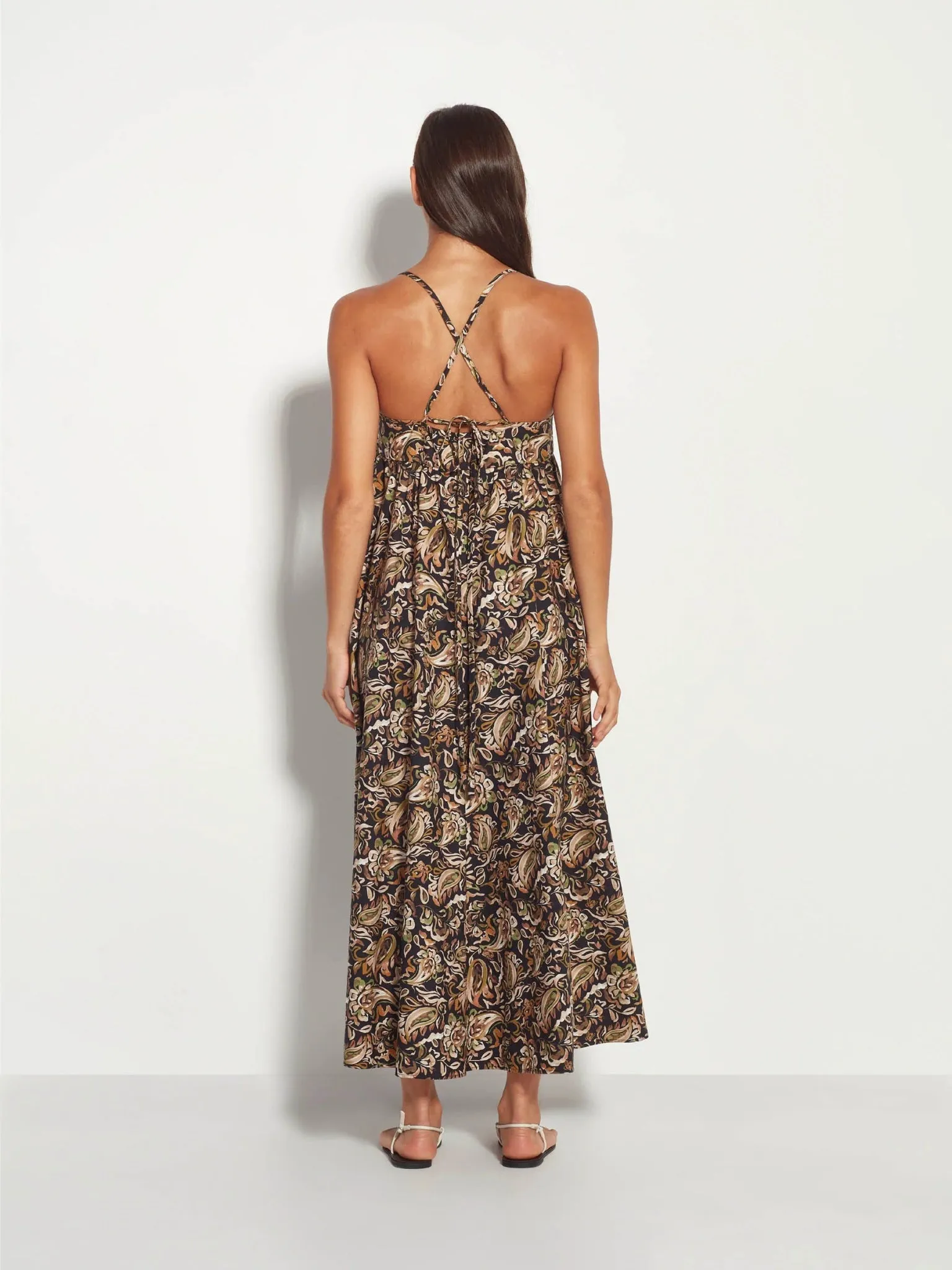Jasmine Dress | Painterly Paisley