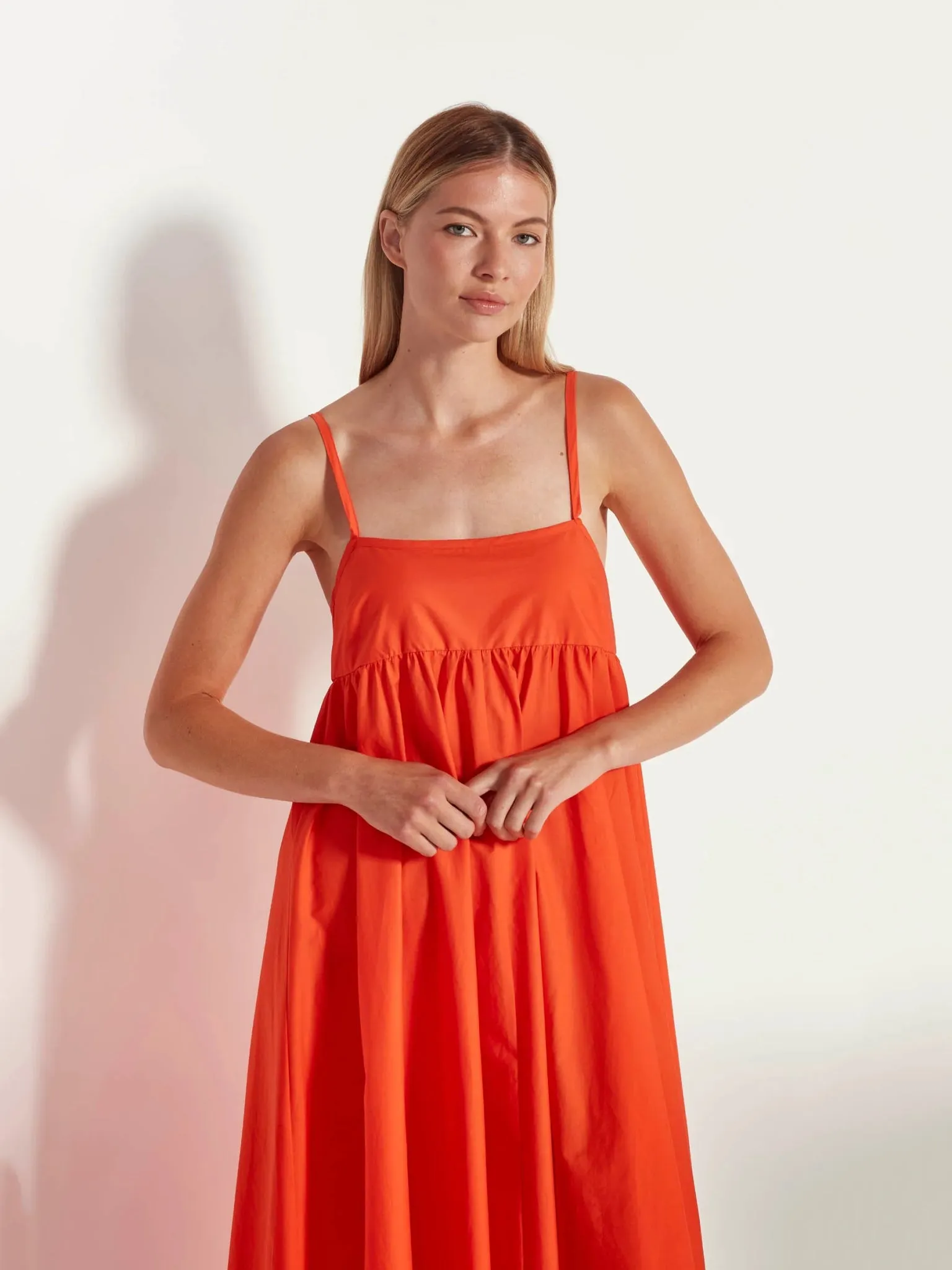 Jasmine Dress | Tangerine