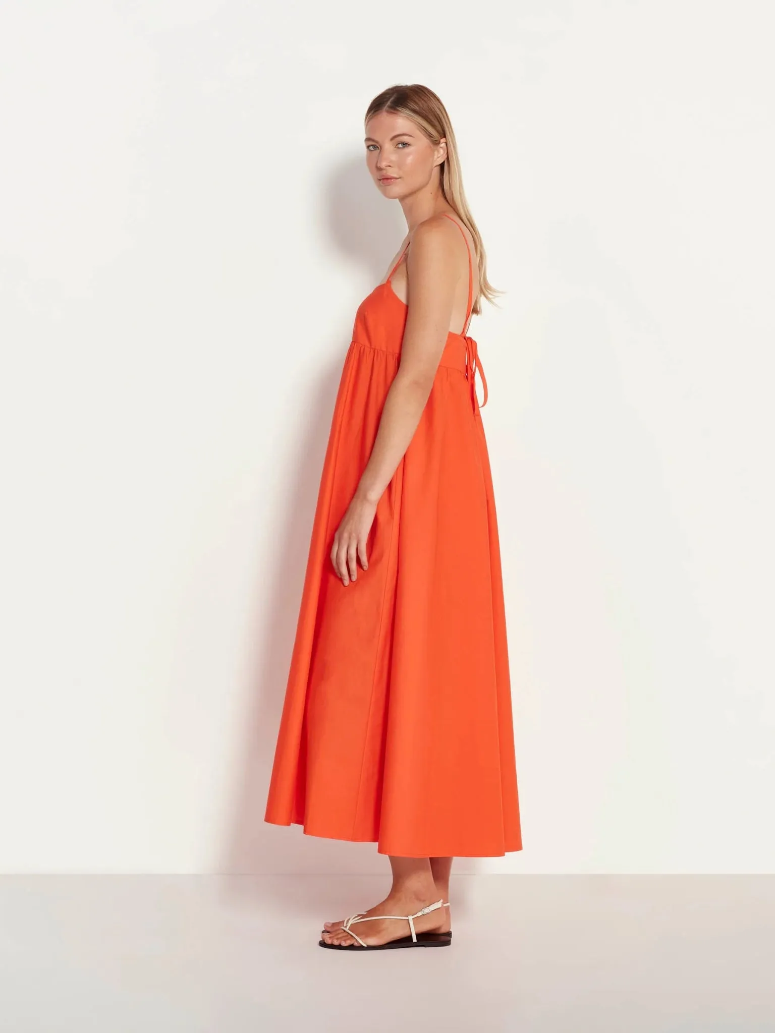 Jasmine Dress | Tangerine