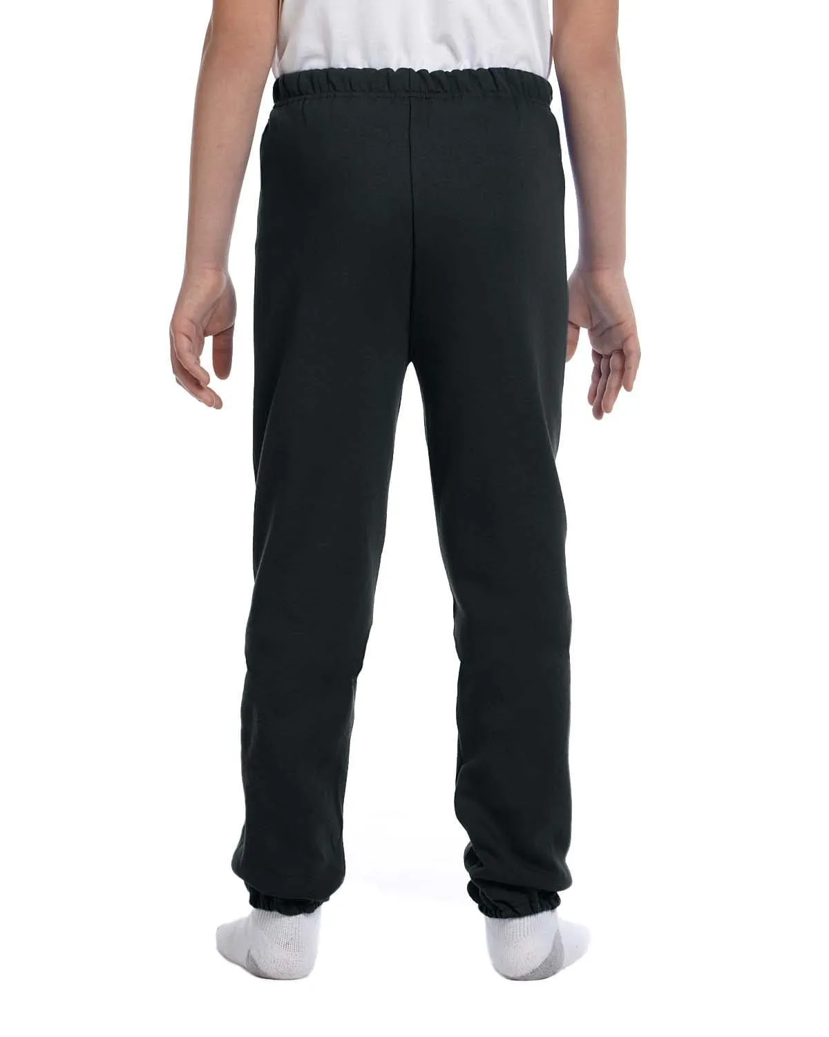 Jerzees Youth Lightweight Fleece Sweatpants | Black