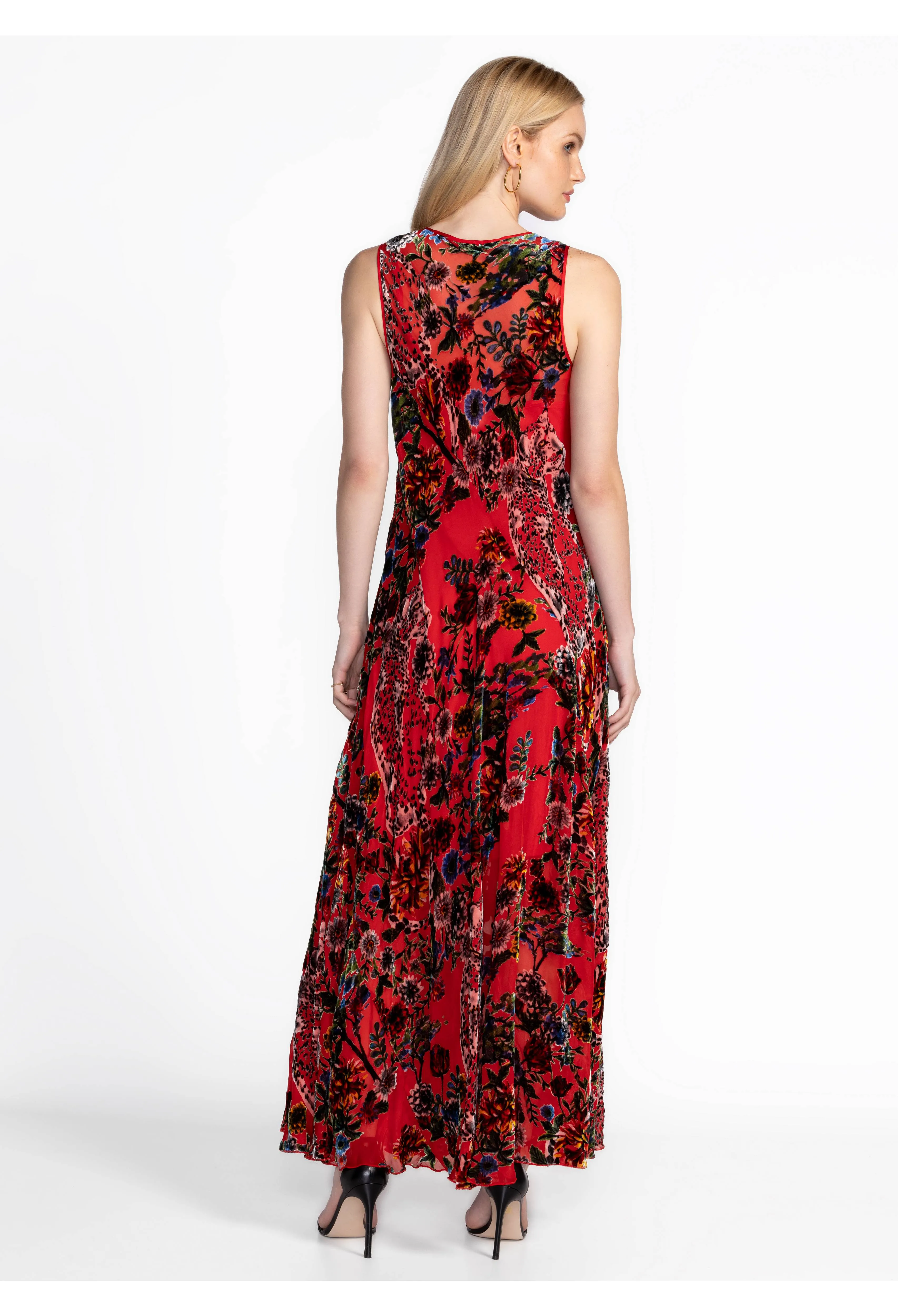 Johnny Was Bobcat Forest Bias Dress (Slip)