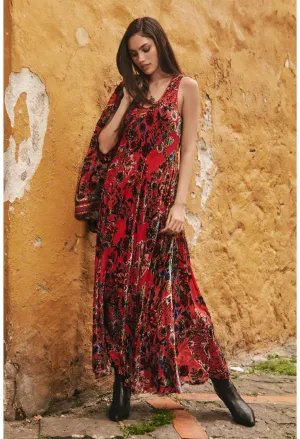 Johnny Was Bobcat Forest Bias Dress (Slip)