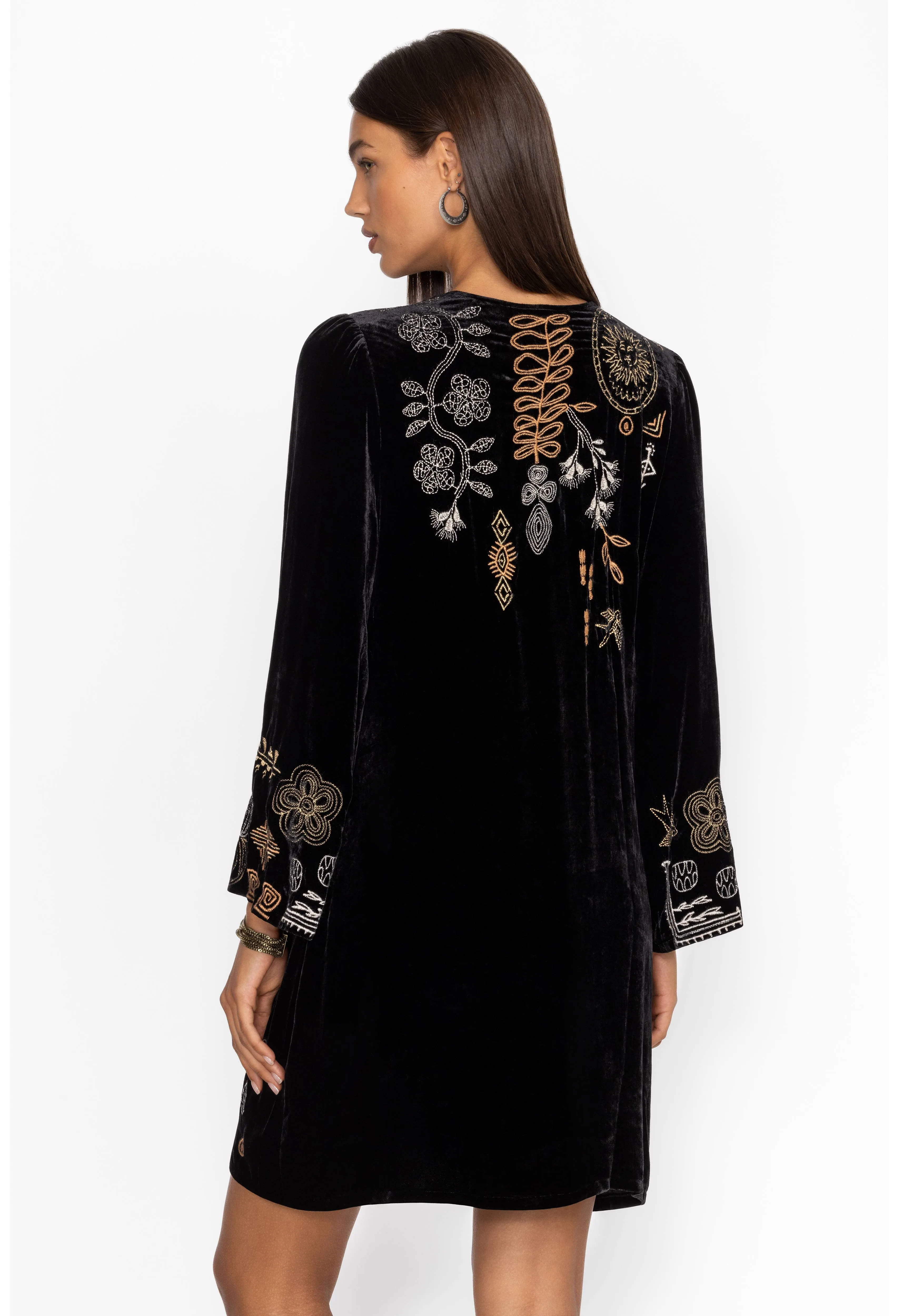 Johnny Was Kimono Sleeve Relaxed Dress Jenai