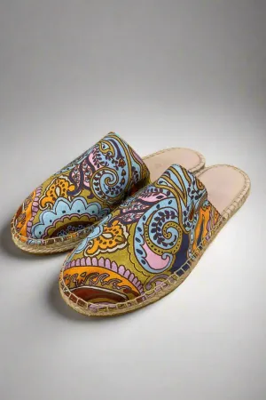 Johnny Was Sandalwood Mule Espadrille JWS21724