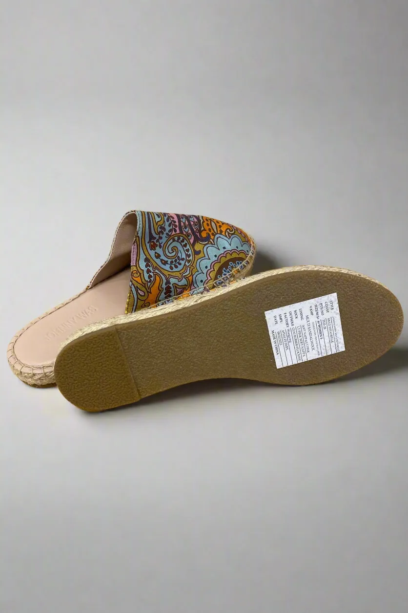 Johnny Was Sandalwood Mule Espadrille JWS21724