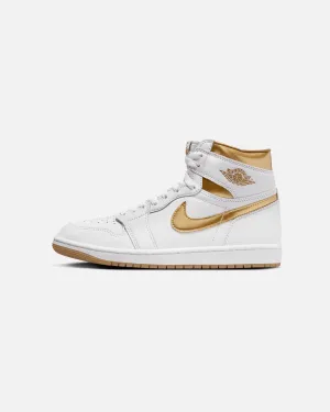 Jordan Women's Air Jordan 1 Retro High OG White/Metallic