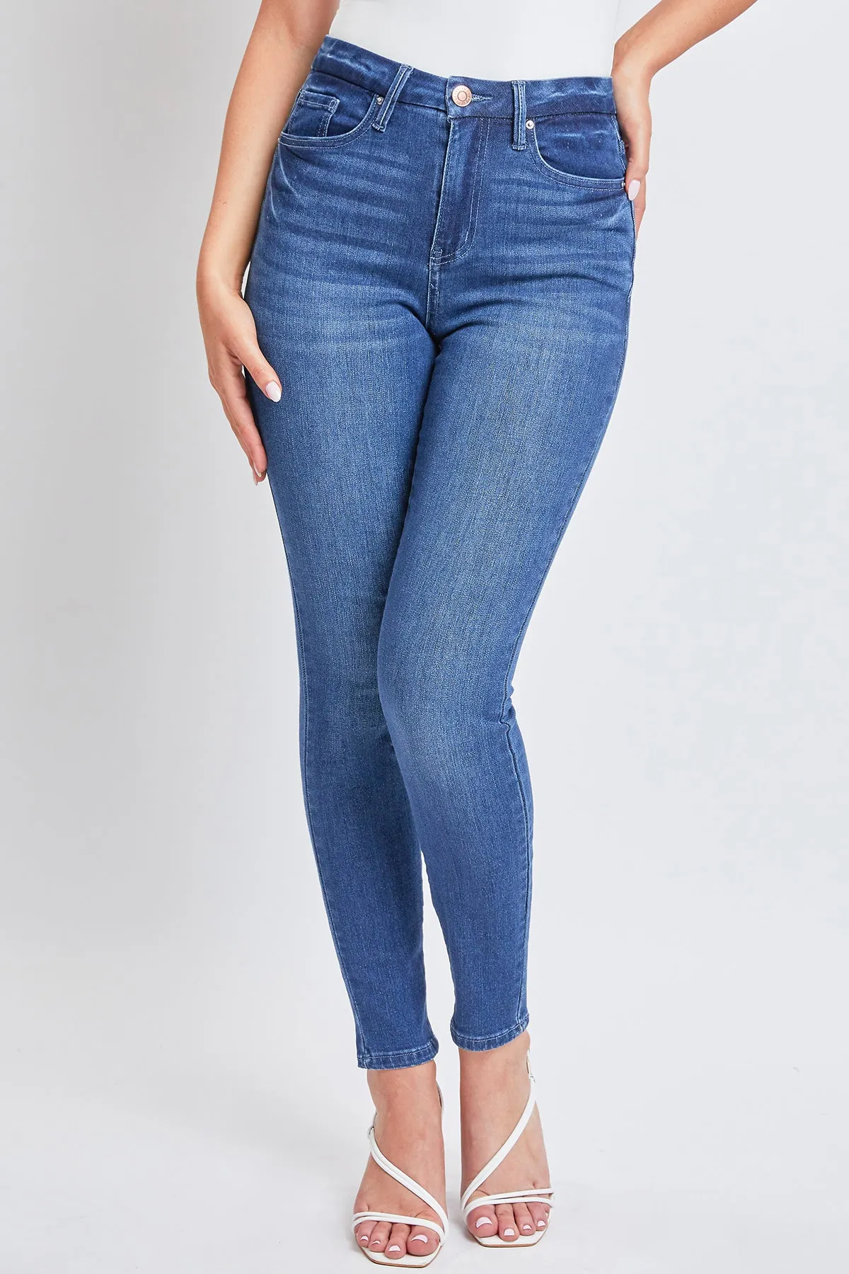 Junior Curvy Fit High Rise Skinny Jeans, Pack of 12