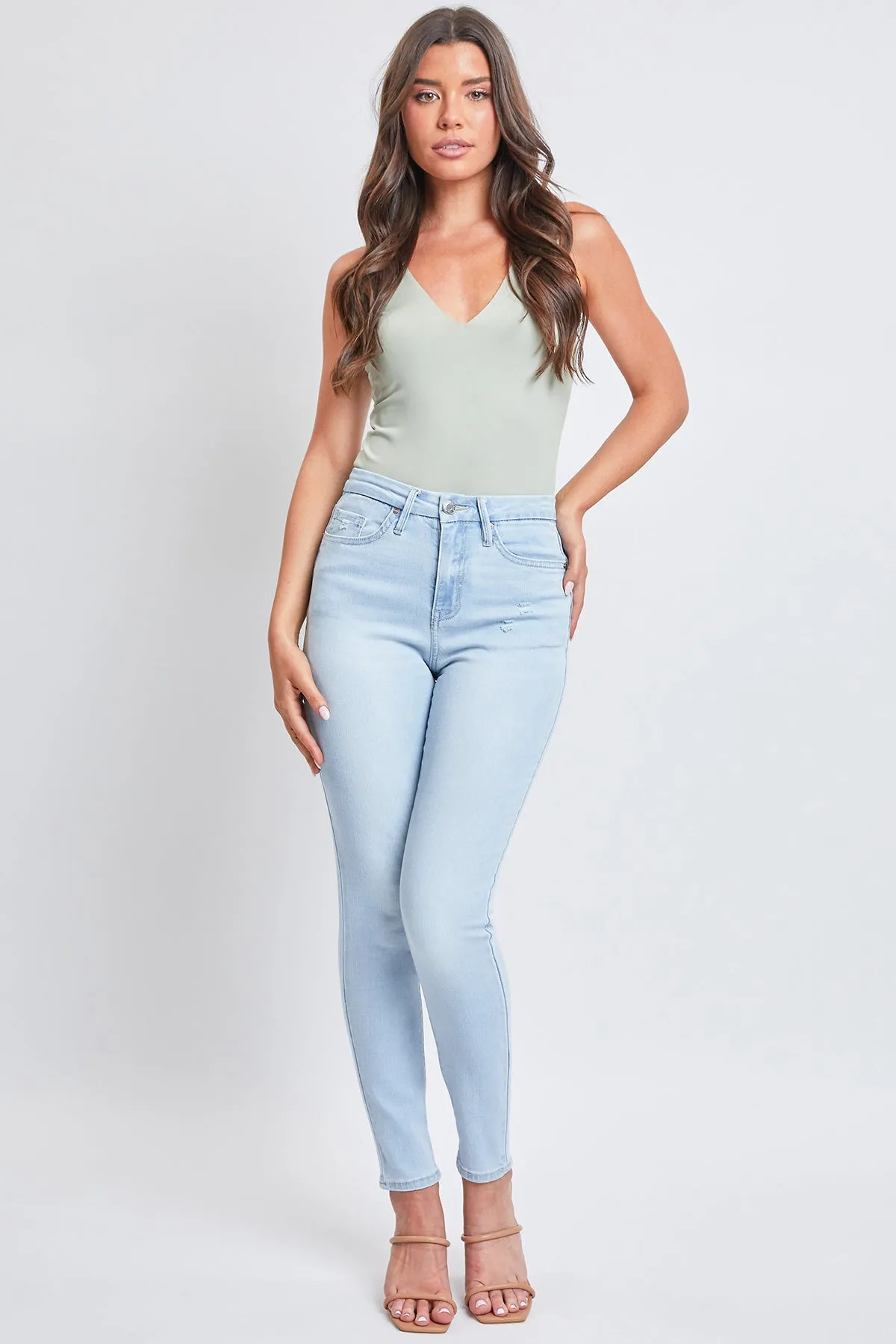 Junior Curvy Fit High Rise Skinny Jeans, Pack of 12