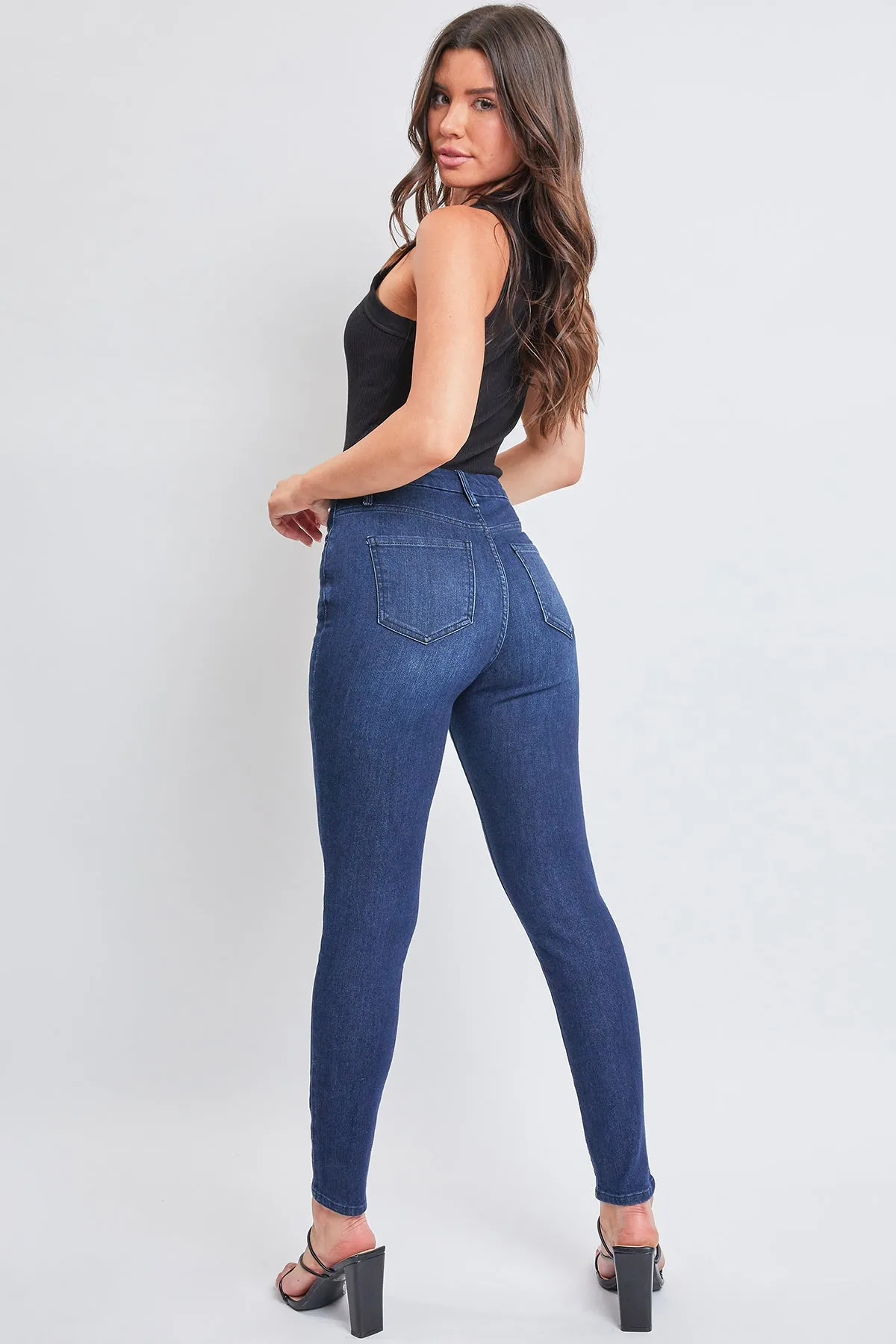 Junior Curvy Fit High Rise Skinny Jeans, Pack of 12