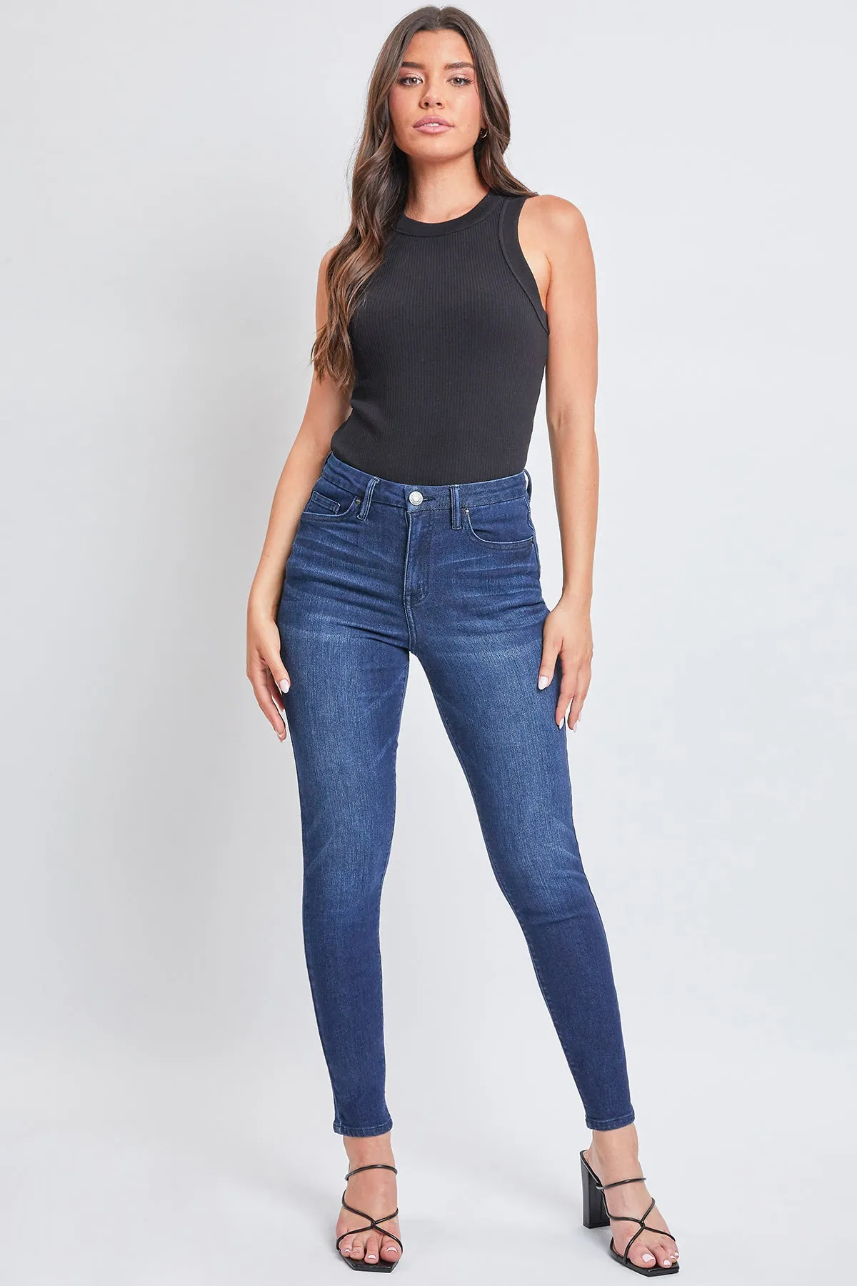 Junior Curvy Fit High Rise Skinny Jeans, Pack of 12