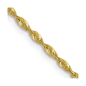 Leslie's 10K 1.5mm Diamond-Cut Lightweight Rope Chain